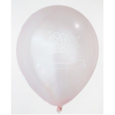 Pink Metallic Princess Printed Balloons